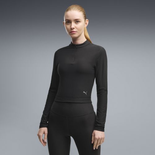 CLOUDSPUN Quarter-Zip Long Sleeve Top Women in | Size Large - PUMA - Modalova
