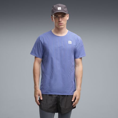 X SAYSKY ULTRAWEAVE Performance Fit T-Shirt Men in Blue | Size Large - PUMA - Modalova