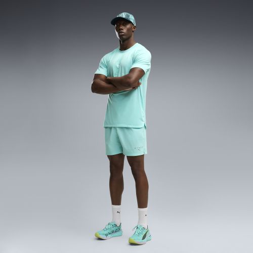 X HYROX PWRTRAIN 7" Shorts Men in Green | Size Large - PUMA - Modalova