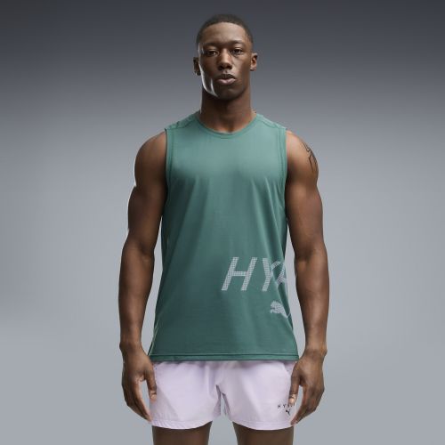 X HYROX PWRMODE Training Tank Top Men in Green | Size Medium - PUMA - Modalova