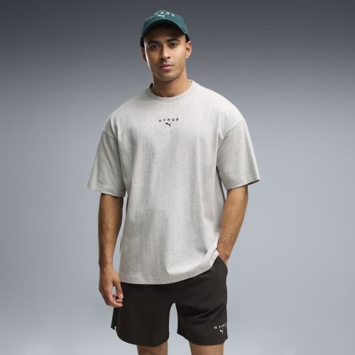 X HYROX Lifestyle Oversize T-Shirt Men in Gray | Size Small - PUMA - Modalova