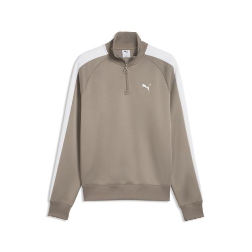 T7 Always On Quarter-Zip Track Jacket Men in Beige | Size Small - PUMA - Modalova