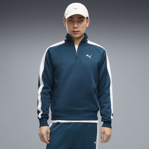 T7 Always On Quarter-Zip Track Jacket Men in Blue | Size Large - PUMA - Modalova