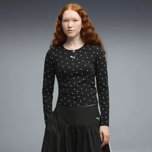 Long Sleeve Polka-Dot Baby T-Shirt Women in | Size Medium - PUMA - Modalova