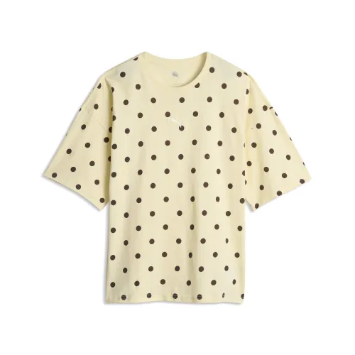 Oversized Polka-Dot T-Shirt Women in Yellow | Size Medium - PUMA - Modalova