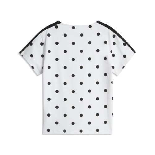 Camiseta semiajustada de lunares T7 para mujer, Ropa, Blanco, S - PUMA - Modalova