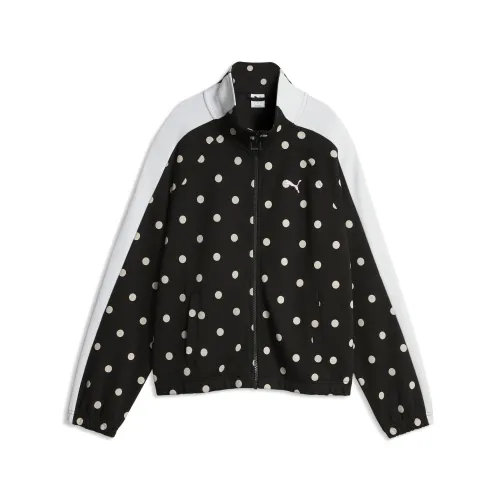 T7 Polka Dots Oversized Track Jacket Women in | Size Large - PUMA - Modalova