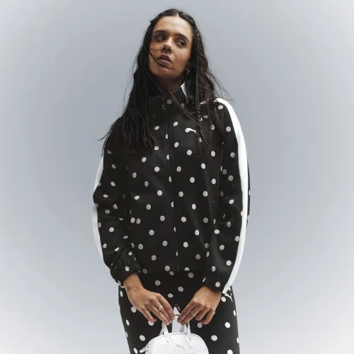 T7 Polka Dots Oversized Track Jacket Women in | Size Large - PUMA - Modalova