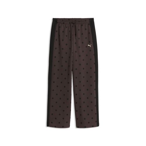 T7 Polka Dots Knitted Pants Women in Brown () | Size Large - PUMA - Modalova