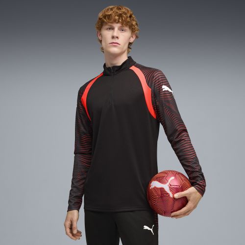 Top da calcio con zip corta individualFINAL da uomo, Accessori, Nero, XS - PUMA - Modalova