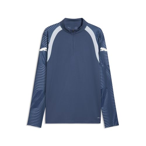 Top da calcio con zip corta individualFINAL da uomo, Accessori, Blu, S - PUMA - Modalova