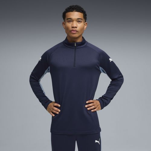 IndividualLIGA Quarter-Zip Top Slim Men in Blue (//) | Size Large - PUMA - Modalova