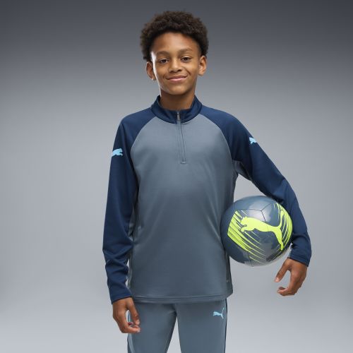 Maglia con zip corta IndividualLIGA per ragazzi, Accessori, Blu, 15-16Y - PUMA - Modalova