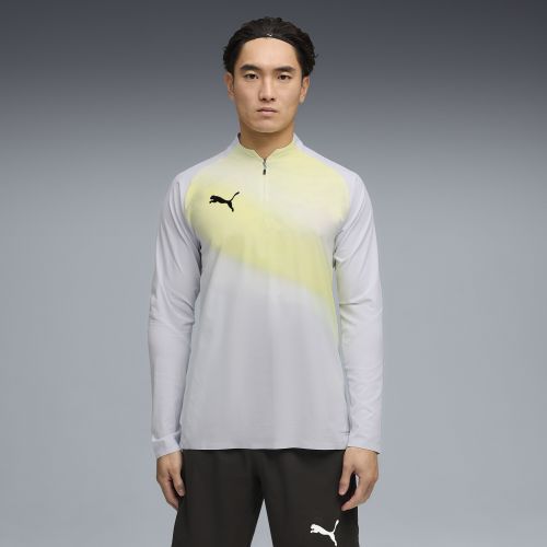 Top da calcio con zip Individual Lightspeed Ultimate da uomo, Accessori, Grigio, S - PUMA - Modalova