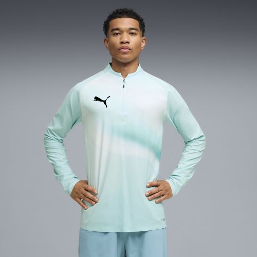 Top da calcio con zip Individual Lightspeed Ultimate da uomo, Accessori, Blu, S - PUMA - Modalova