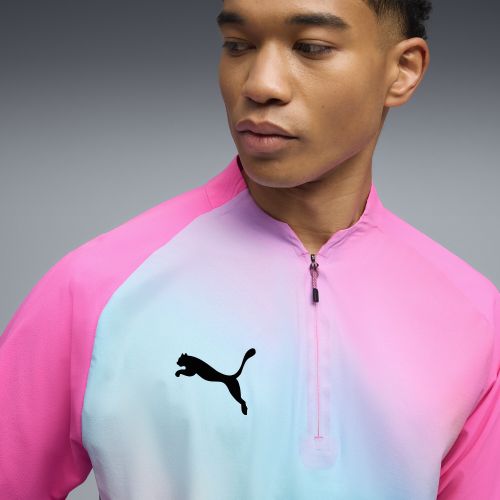 Top da calcio con zip Individual Lightspeed Ultimate da uomo, Accessori, Rosa, XS - PUMA - Modalova