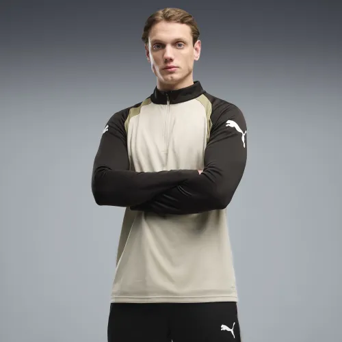 Maglia aderente a maniche lunghe con zip corta individualFINAL da uomo, Accessori, , S - PUMA - Modalova