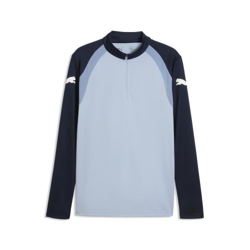 IndividualFINAL Slim Long Sleeve Quarter-Zip Top Men in Blue | Size Small - PUMA - Modalova