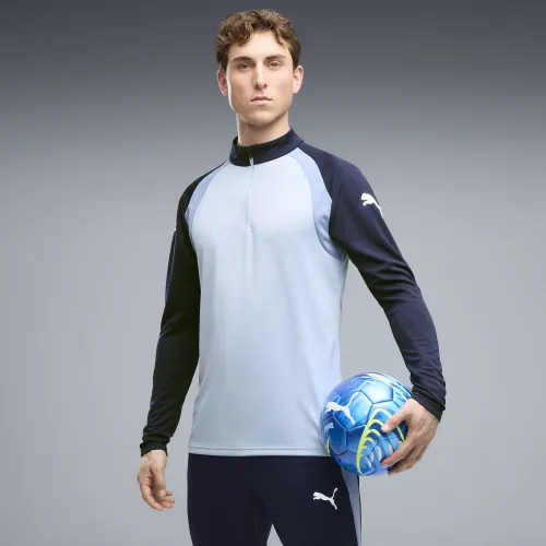 IndividualFINAL Slim Long Sleeve Quarter-Zip Top Men in Blue (/) | Size 3XL - PUMA - Modalova