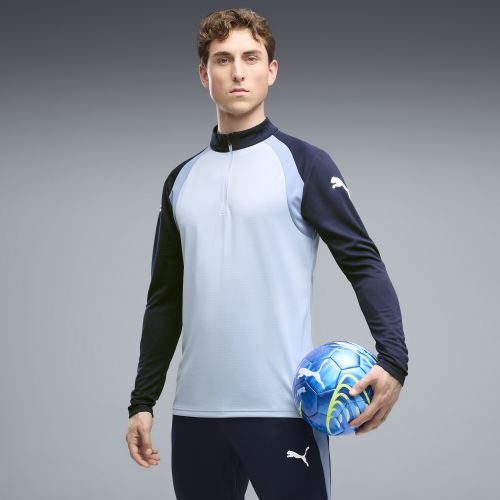 Maglia aderente a maniche lunghe con zip corta individualFINAL da uomo, Accessori, Blu, S - PUMA - Modalova