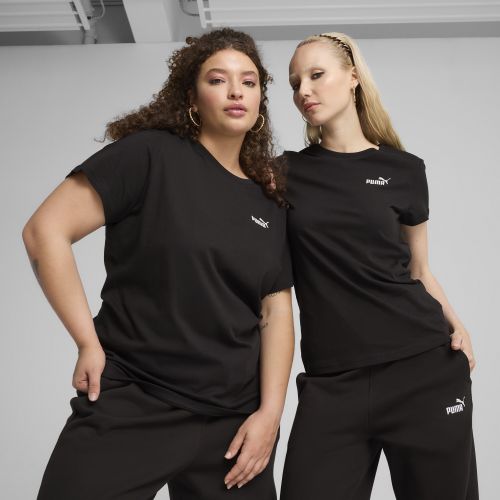 T-shirt con logo piccolo ESS N. 1 da donna, Abbigliamento, Nero, XS - PUMA - Modalova