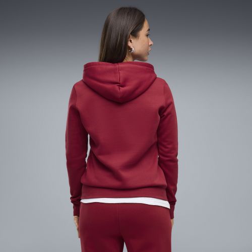 Felpa con cappuccio ESS N. 1 Logo da donna, Abbigliamento, Rosso, XS - PUMA - Modalova