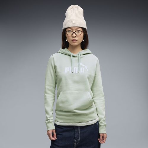 ESS No. 1 Logo Hoodie Women in Green | Size Large - PUMA - Modalova