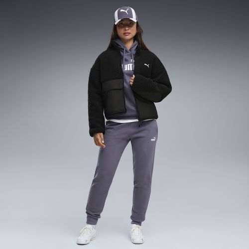ESS Small No. 1 Logo Sweatpants Women in Gray | Size Large - PUMA - Modalova