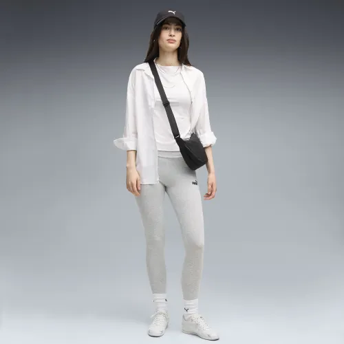 Essentials Small No. 1 Logo Leggings Women in Gray () | Size Large - PUMA - Modalova