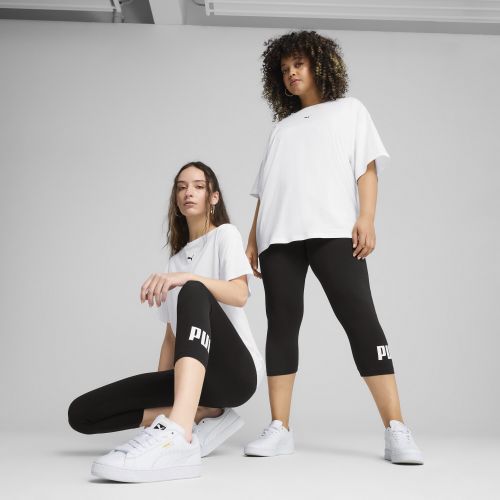 Leggings a 3/4 con logo ESS N. 1 da donna, Abbigliamento, Nero, XXS - PUMA - Modalova