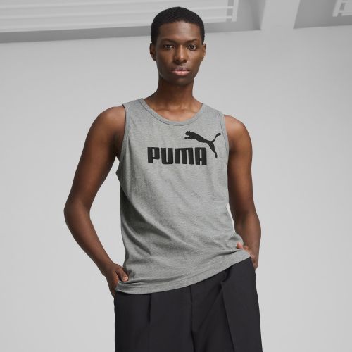 Essentials No. 1 Logo Tank Top Men in Gray | Size Medium - PUMA - Modalova