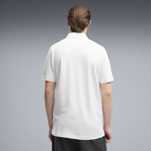 Polo de piqué Essentials con logo n.º 1 para hombre, Ropa, Blanco, 3XL - PUMA - Modalova