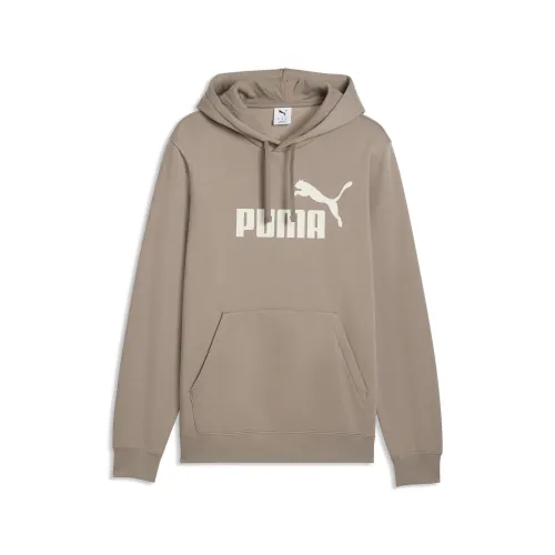 Essentials No. 1 Logo Hoodie Men in Beige () | Size Large - PUMA - Modalova