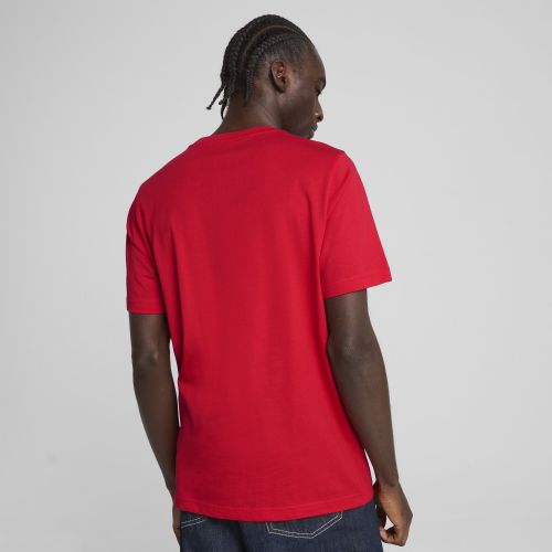 T-shirt con logo Essentials N. 1 da uomo, Abbigliamento, Rosso, 3XL - PUMA - Modalova