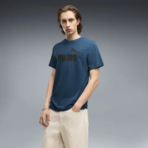 ESS No. 1 Logo T-Shirt Men in Blue () | Size Medium - PUMA - Modalova