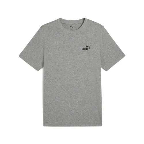 Essentials Small No. 1 Logo T-Shirt Men in Gray () | Size Large - PUMA - Modalova