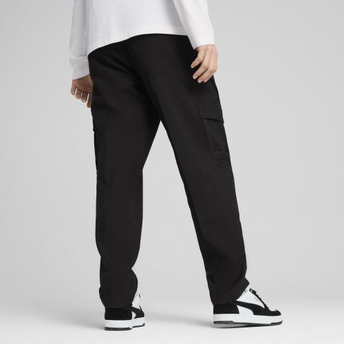 Pantaloni cargo in tessuto con logo Essentials No. 1 da uomo, Abbigliamento, Nero, XS - PUMA - Modalova