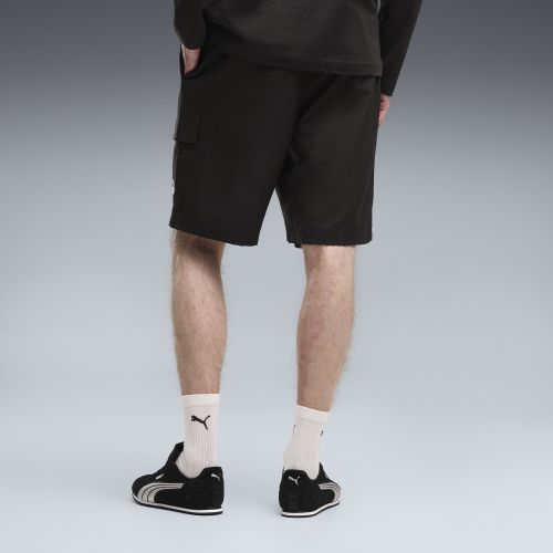 Shorts cargo in tessuto Essentials con logo N. 1 da 9" da uomo, Accessori, Nero, S - PUMA - Modalova