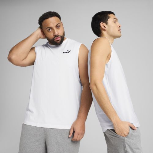 Camiseta sin mangas Essentials con logo n.º 1 para hombre, Ropa, Blanco, 3XL - PUMA - Modalova