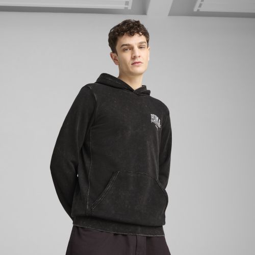 Sudadera lavada con capucha Class para hombre, Ropa, Negro, L - PUMA - Modalova