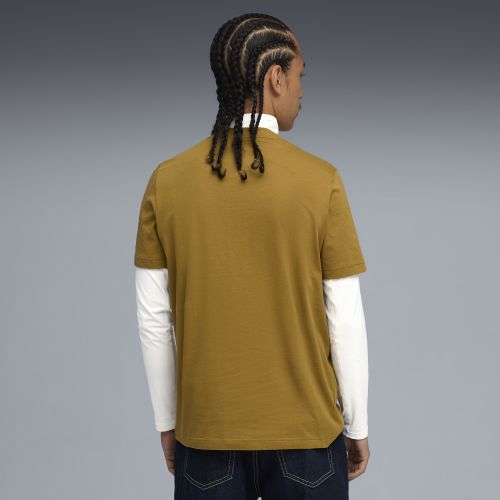 T-shirt con logo bicolore Essentials N. 1 da uomo, Abbigliamento, Marrone, S - PUMA - Modalova
