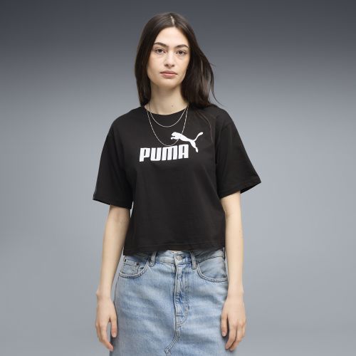 Camiseta corta holgada ESS con logotipo n.º 1 para mujer, Ropa, Negro, XXS - PUMA - Modalova