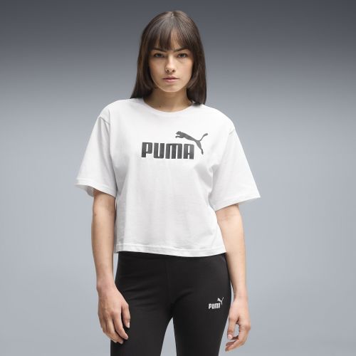 Camiseta corta holgada ESS con logotipo n.º 1 para mujer, Ropa, Blanco, XS - PUMA - Modalova