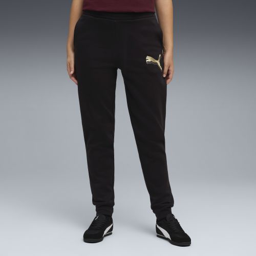 Pantalones de chándal Essentials Metálico para mujer, Ropa, Negro, S - PUMA - Modalova