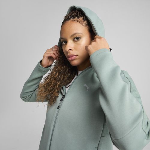 Chaqueta con capucha EVOSTRIPE II para mujer, Ropa, Verde, XS - PUMA - Modalova