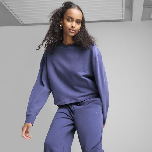Sudadera holgada HER para mujer, Ropa, Azul, L - PUMA - Modalova