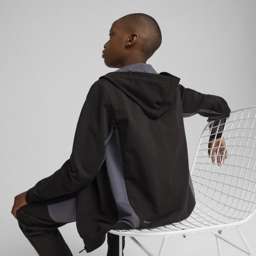 Sudadera con capucha y cremallera estampada Active Sports juvenil, Ropa, Negro, 5-6Y - PUMA - Modalova