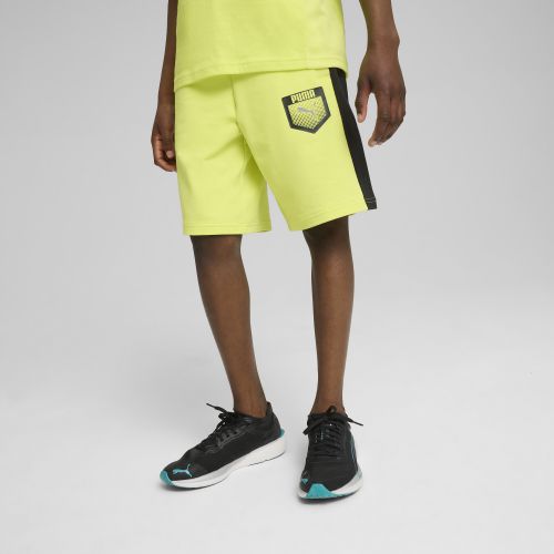 Shorts de chándal estampados Active Sports juveniles, Ropa, Amarillo, 5-6Y - PUMA - Modalova