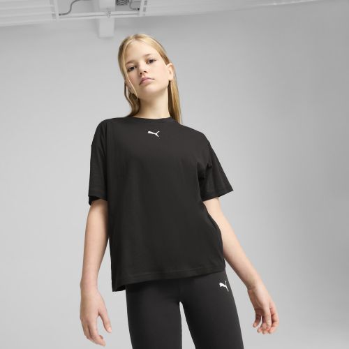 Camiseta de corte rectangular Essentials juvenil, Accesoiros, Negro, 15-16Y - PUMA - Modalova
