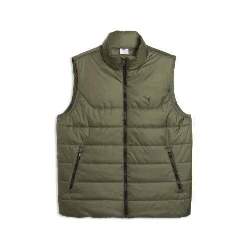 Essentials Padded Vest Men in Green () | Size Medium - PUMA - Modalova